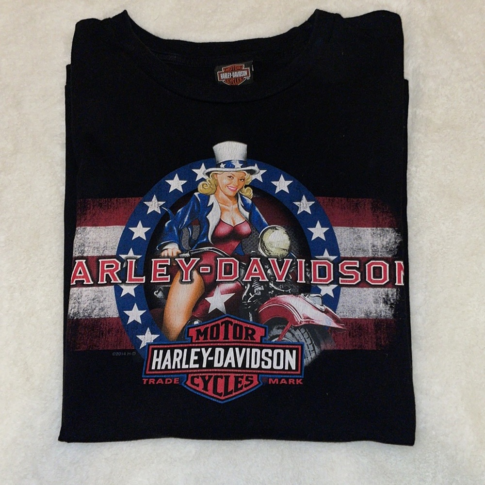 Patriotic Harley Davidson tshirt 3 XL